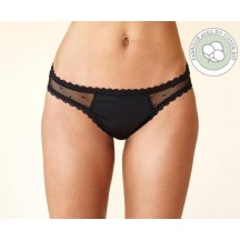 Culotte menstruelle bikini dentelle plumetis sexy