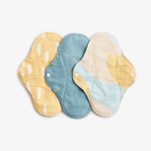 Serviettes hygiéniques lavables coton bio – lot de 3 - Imse Vimse