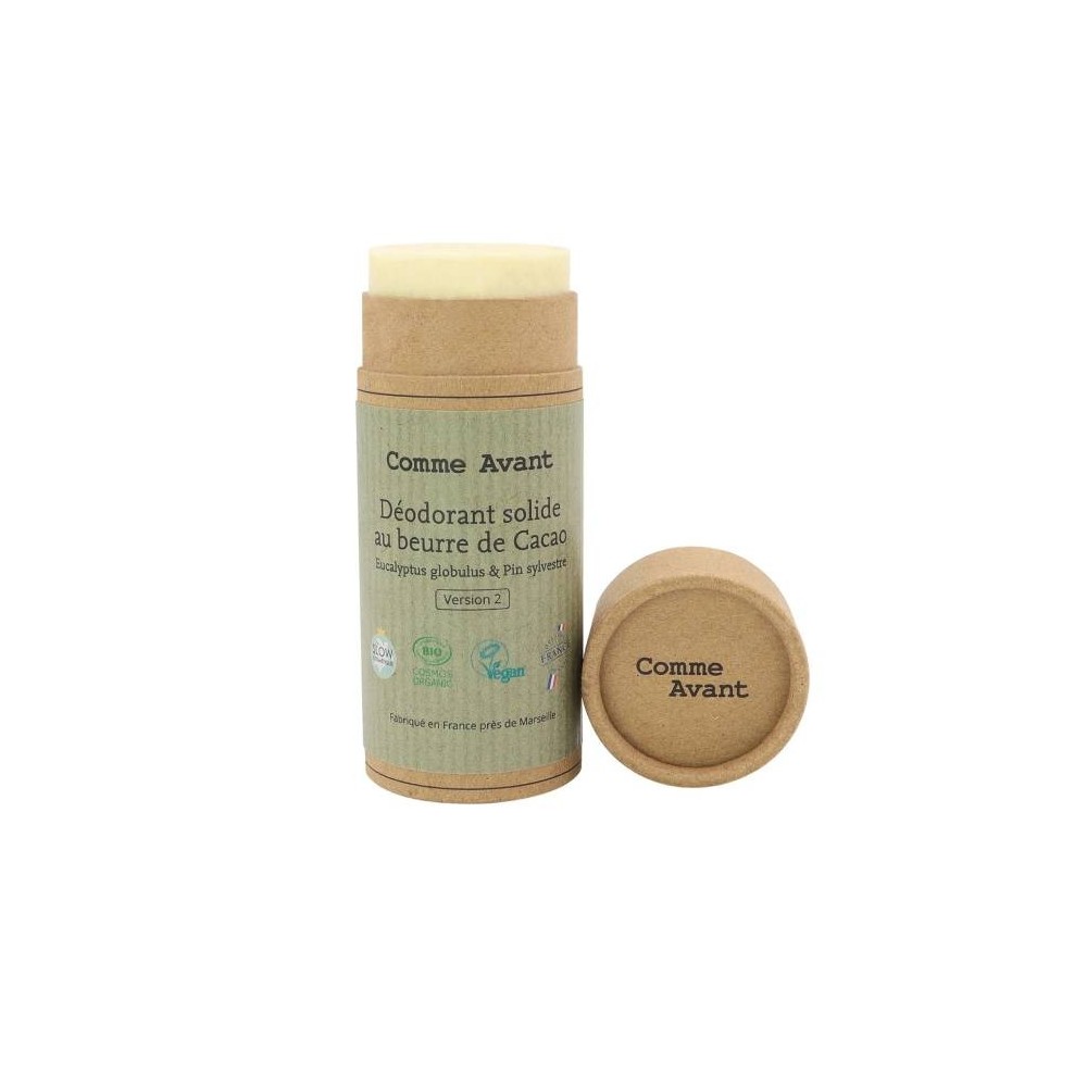 Déodorant solide 100% naturel (avec ou sans parfum)