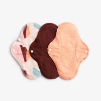 Serviettes hygiéniques lavables coton bio – lot de 3 - Imse Vimse