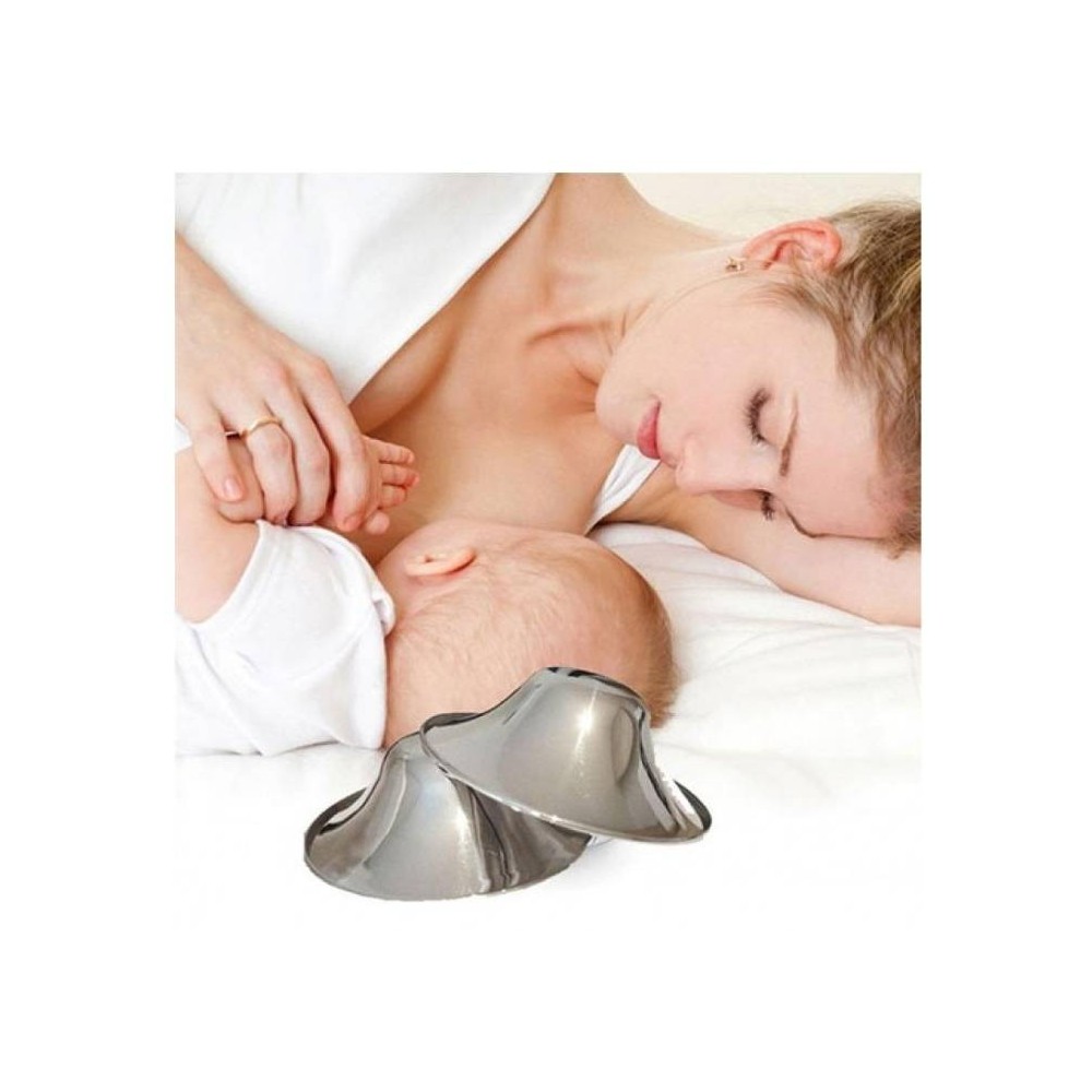 Coupelles allaitement en argent Silverette