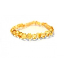 Bracelet d'ambre - champagne