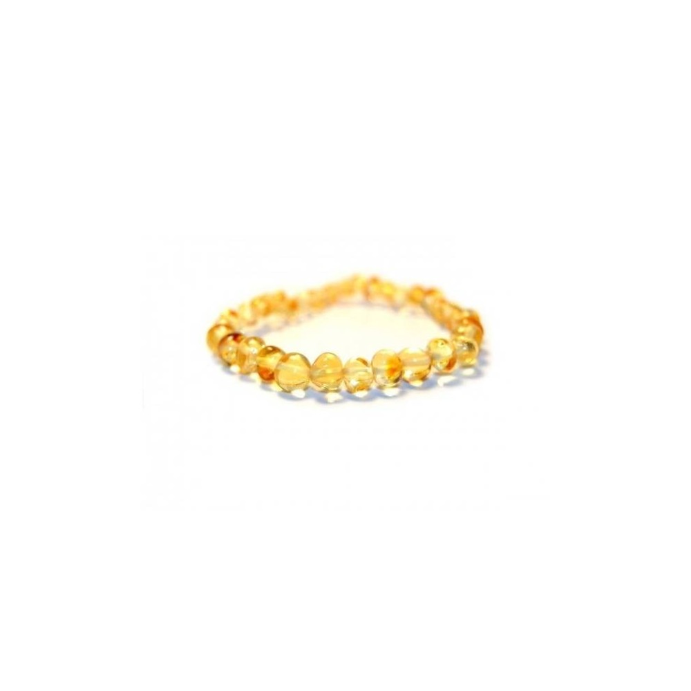 Bracelet d'ambre - champagne
