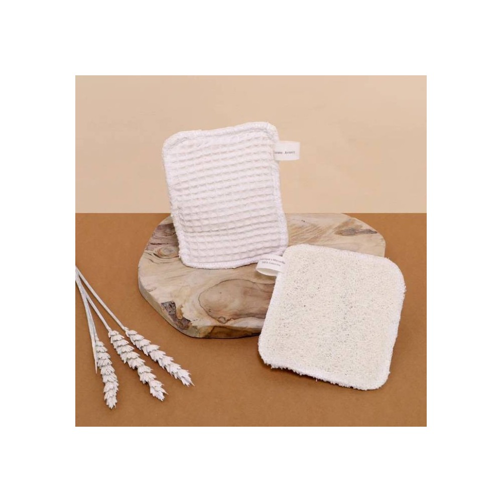Eponge lavable en loofah
