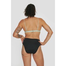 Culotte de bain menstruelle étanche taille haute, maillot de bain
