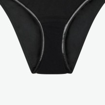 Culotte de bain menstruelle étanche taille haute, maillot de bain