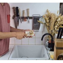 Brosse vaisselle à tête remplaçable
