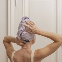 Serviette à cheveux - Eponge de bambou