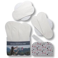 Serviette hygiénique lavable en bambou - Natissy