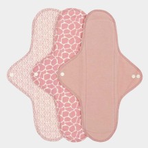 Waschbare Binden aus Bio-Baumwolle – 3er-Pack