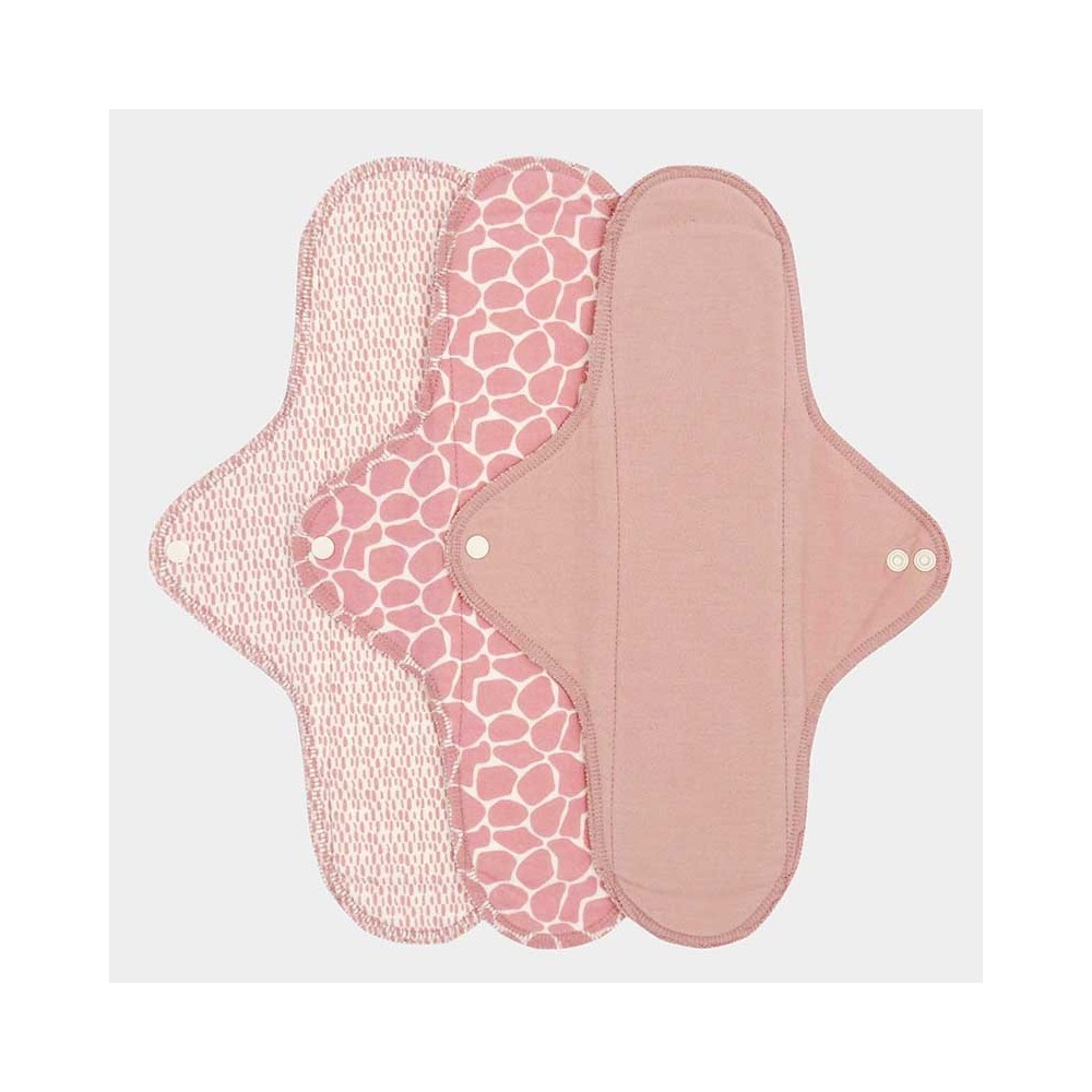 Serviettes hygiéniques lavables coton bio – lot de 3 - Imse Vimse