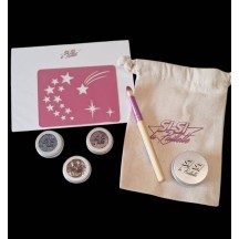Kit tatouage avec pochoir et paillettes - SiSi la Paillette