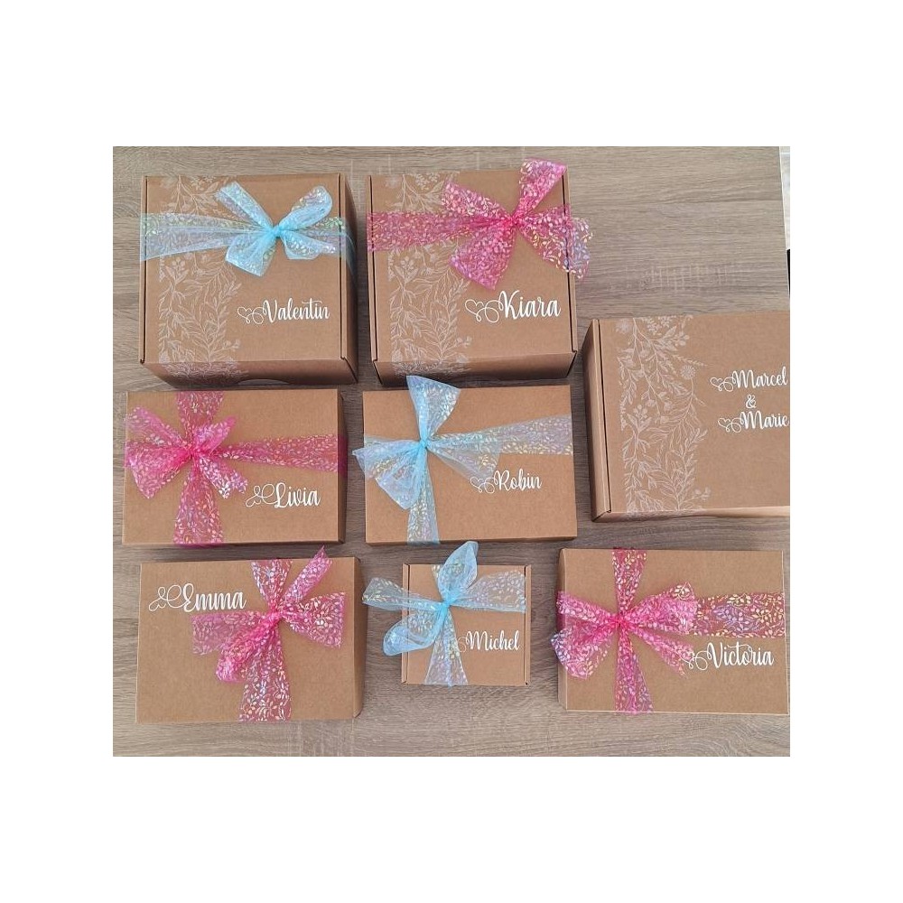 Coffret naissance personnalisé