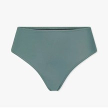 Culotte de bain menstruelle étanche taille haute, maillot de bain