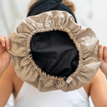 Bonnet de soin avec bandeau en coton
