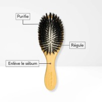 Detox-Bürste für fettiges Haar - MakeMyMask