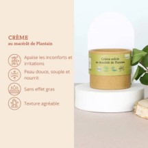 Feste Creme mit Wegerich-Mazerat – gegen Juckreiz