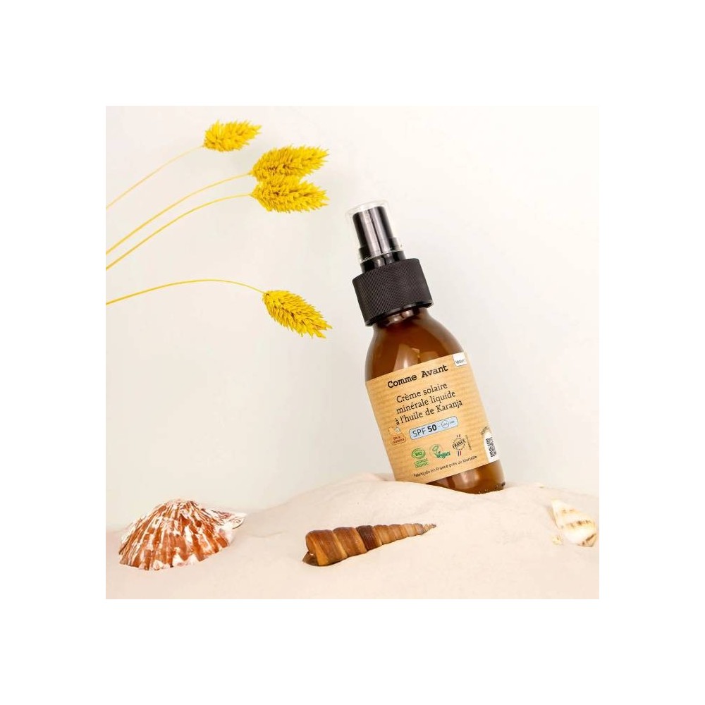 Crème solaire liquide SPF50