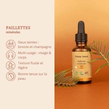 Paillettes minérales 100% naturelle