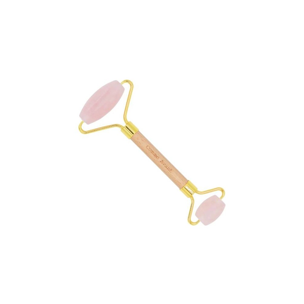 Rouleau visage en quartz rose