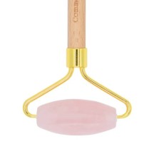 Rouleau visage en quartz rose