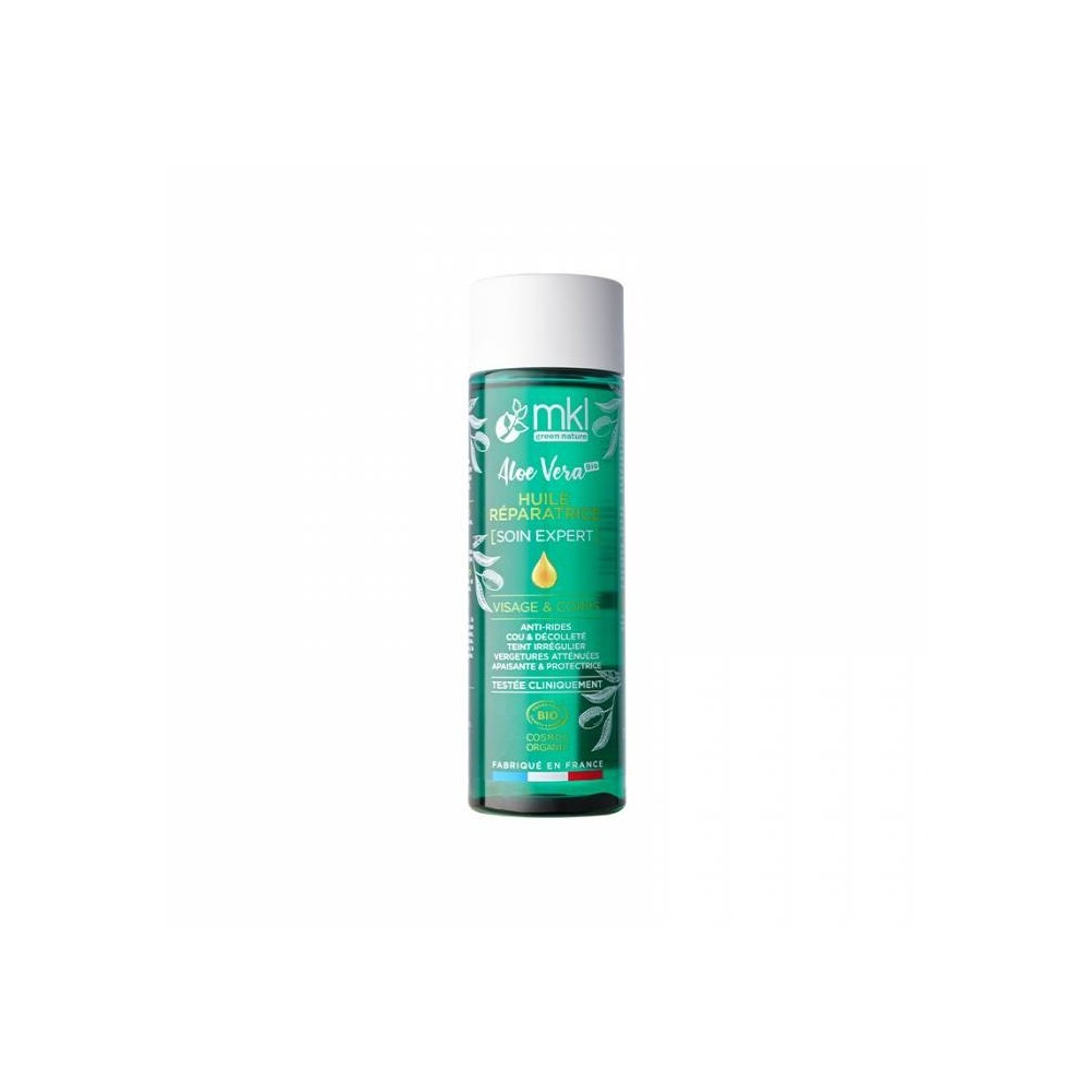 Huile réparatrice Aloe vera - 100 % naturelle