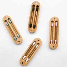 Wiederverwendbare Q-Tips (Silikon-Wattestäbchen)