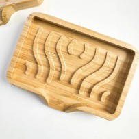 Porte-savon en bambou réutilisable
