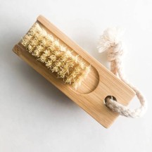 Natürliche Nagelbürste mit zwei Seiten