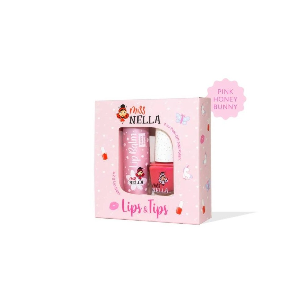 Lot Miss Nella - vernis à ongle et baume à lèvres