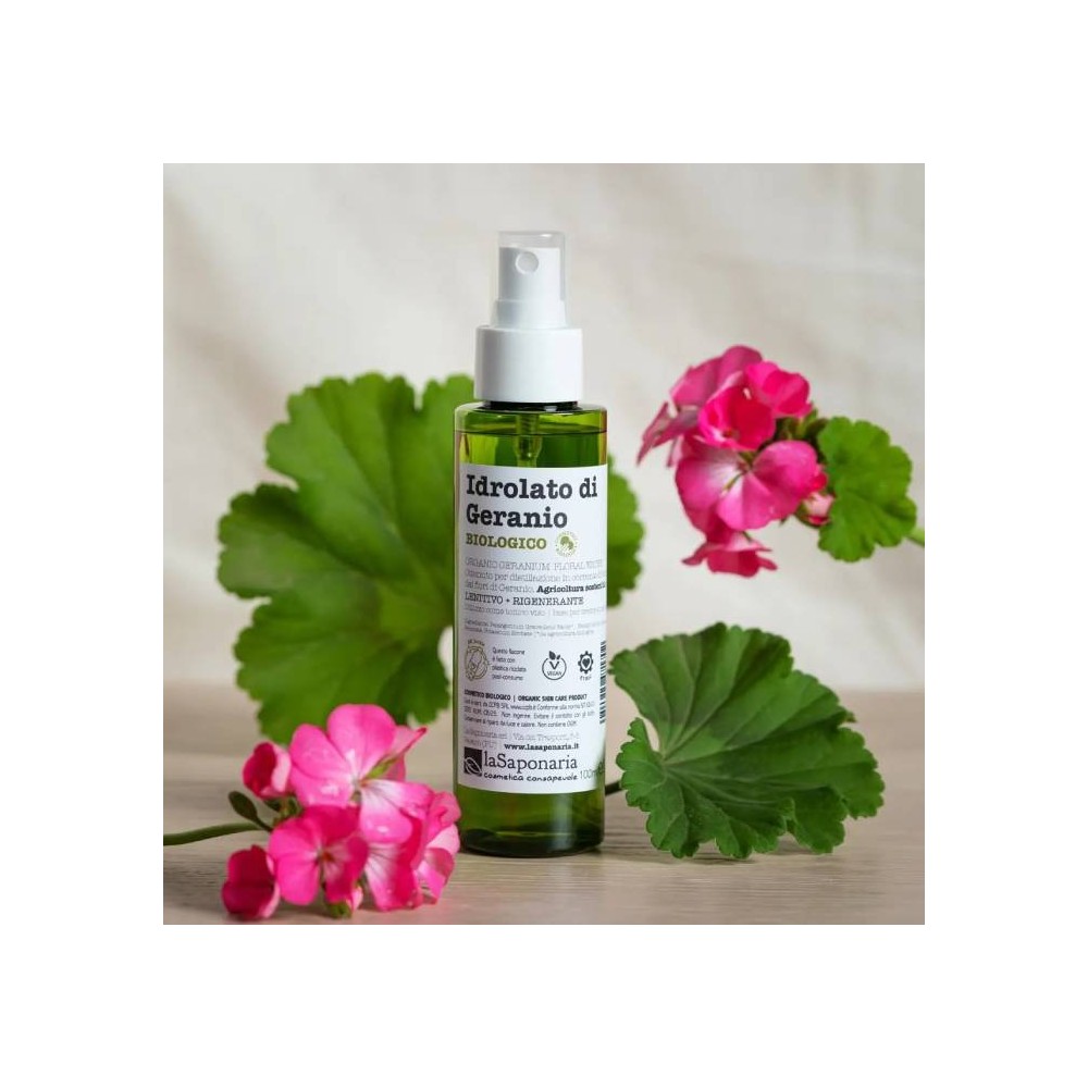 Hydrolat de géranium biologique