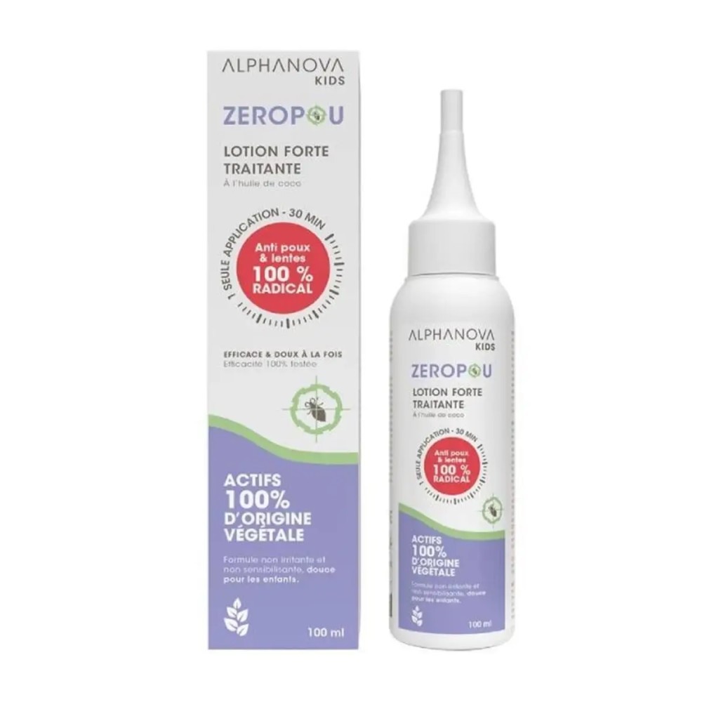Natürliche Lotion gegen Läuse und Nissen, zu 100 % pflanzlichen Ursprungs
