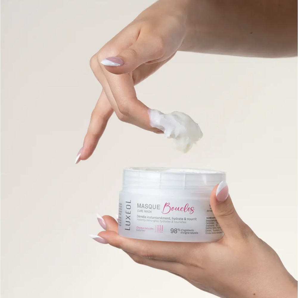 Haarmaske für Locken | Luxéol | Pflege für lockiges Haar