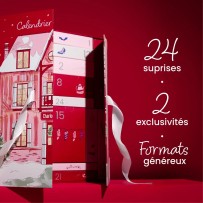Calendrier de l'Avent beauté Charlotte BIO avec maquillage, soins et accessoires de beauté naturels.