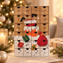 Calendrier de l'Avent AROMA 2026 NABIO avec huiles essentielles, synergies, parfums et accessoires bien-être.