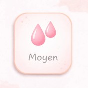 Flux menstruel moyen | Protections adaptées | Univers Emilie